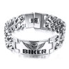 BIKER bransoletka ze stali jubilerskiej 316L dł. 22,5cm (id: 18)