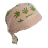 Gandzia zielona czapeczka du-rag, bandama biała (id: 4)