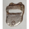 Szlufka, ramka metalowa 32mm, 377 stare srebro (id: 309)
