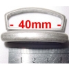 Szlufka, ramka metalowa 40mm, 406 stare srebro (id: 328)