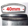 Szlufka, ramka metalowa 40mm, 406 nikiel połysk (id: 329)