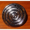 Ozdoba okrągła 30mm nikiel połysk na nit (id: 1417)