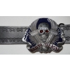 Bad To The Bone V2 klamra stare srebro z kolorami (id:151)