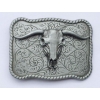 Byk longhorn klamra stare srebro (id: 2436)