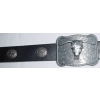 Byk longhorn klamra stare srebro (id: 2436)