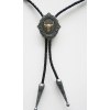 Byk longhorn złoty krawat bolo western (id: 2515)