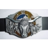 Bawół Longhorn lasso rodeo klamra western (id: 2423)