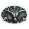 Byk longhorn sprzączka klamra stare srebro (id: 2435)