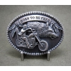 Born to bee free moto klamra platerowana srebrem (id: 1274)