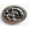 Born to bee free moto klamra platerowana srebrem (id: 1274)