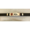 B Rh- bransoletka ze skóry naturalnej i stali chirurgicznej 316L (id: 683)