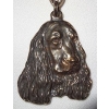 Cocer spaniel angielski pies brelok zawieszka wisiorek brązowy (id: 2262)