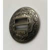 CONCHO OKRĄGŁE 32mm stare srebro guzik (id: 3061)