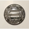 CONCHO OKRĄGŁE 32mm nikiel połysk guzik (id: 3059)