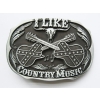 I like country music klamra do paska stare srebro (id: 1678)