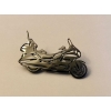 Motocykl motor odznaka czarna przypinka na pins wpinka (id: 1485)