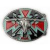 Czaszka bawoła klamra western (id: 2441)