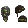 Gandzia zielona czapeczka du-rag, bandama czarna (id: 5)