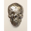 Czaszka muerte skull połysk przyciemniony odznaka przypinka na pins wpinka (id: 1583)