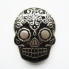 Skull gothic emo muerte calvera czaszka punk czarna klamra (id: 2572)