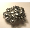Czaszki klamra 3D ze stali nierdzewnej na pasek 39mm (id: 912)