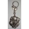 Dog de bordeaux pies brelok zawieszka wisiorek stare srebro (id: 2256)
