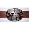 Elektryk klamra do paska z bordowym tłem (id: 1973)