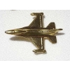 F-16 Falcon znaczek 3D samolot na pins złoty (id: 204)