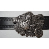 Freedom Ride indianin klamra stare srebro (id. 2856)