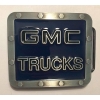 GMC TRUCKS klamra stare srebro z wypełnieniem ciemny granat (id: 1613)