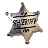 Gwiazda szeryfa klamra western nikiel połysk (id: 2448)