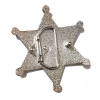 Gwiazda szeryfa klamra western nikiel połysk (id: 2448)