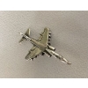 Hawker Harrier znaczek 3D samolot na pins stare srebro (id: 211)