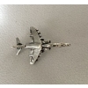 Hawker Harrier znaczek 3D samolot na pins stare srebro (id: 211)