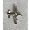 Herkules Lockheed C130 znaczek 3D samolot na pins stare srebro (id: 218)
