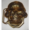 Czaszka skull klamra brązowa (id: 2598)