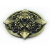 Lew z ornamentem 3D klamra brązowa (id: 2750)