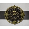 Lew z ornamentem 3D klamra brązowa (id: 2750)