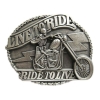 Live To Ride .. motocykl klamra stare srebro (id: 1600)
