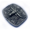Byk Longhorn klamra stare srebro (id: 1694)