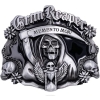 Grim Reaper Memento Mori skull śmierć klamra czarna (id: 2545)