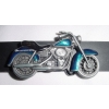 Motocykl motor z ruchomym przednim kołem klamra 3D żółto czarny (id. 2869)