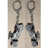 Motocykl motor chopper motocykl brelok 3D czarny (id: 407)