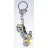 Motocykl motor chopper motocykl brelok 3D żółty (id: 406)