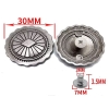 Concho ozdoba brązowa 30mm na śrubkę (id: 1193)