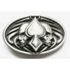 Pik skull klamra zapinka stare srebro (id: 2550)