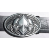 Pik skull klamra zapinka stare srebro (id: 2550)