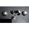 ĆWIEKI, PUKLE / GUZY 12mm - 2szt. na nit stare srebro (id: 882)