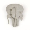 Punisher skull klamra kopla zapinka chrom połysk (id: 2615)