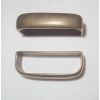 Szlufka, ramka metalowa 40mm, 382 brązowa (id: 324)